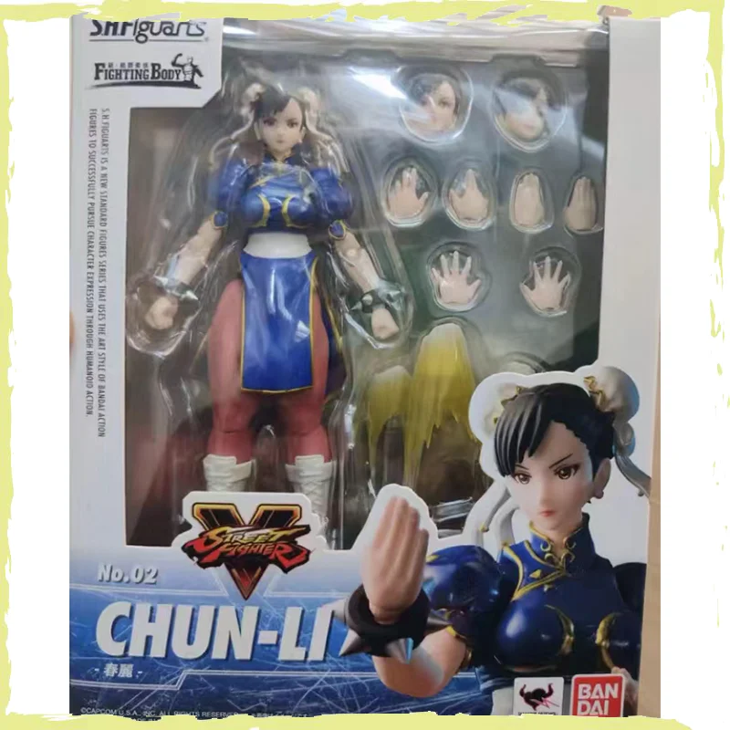 100% Original Bandai S.H. Figuarts SHF Chun Li Street Fighter In Stock Anime Action Collection Figures Model Toys