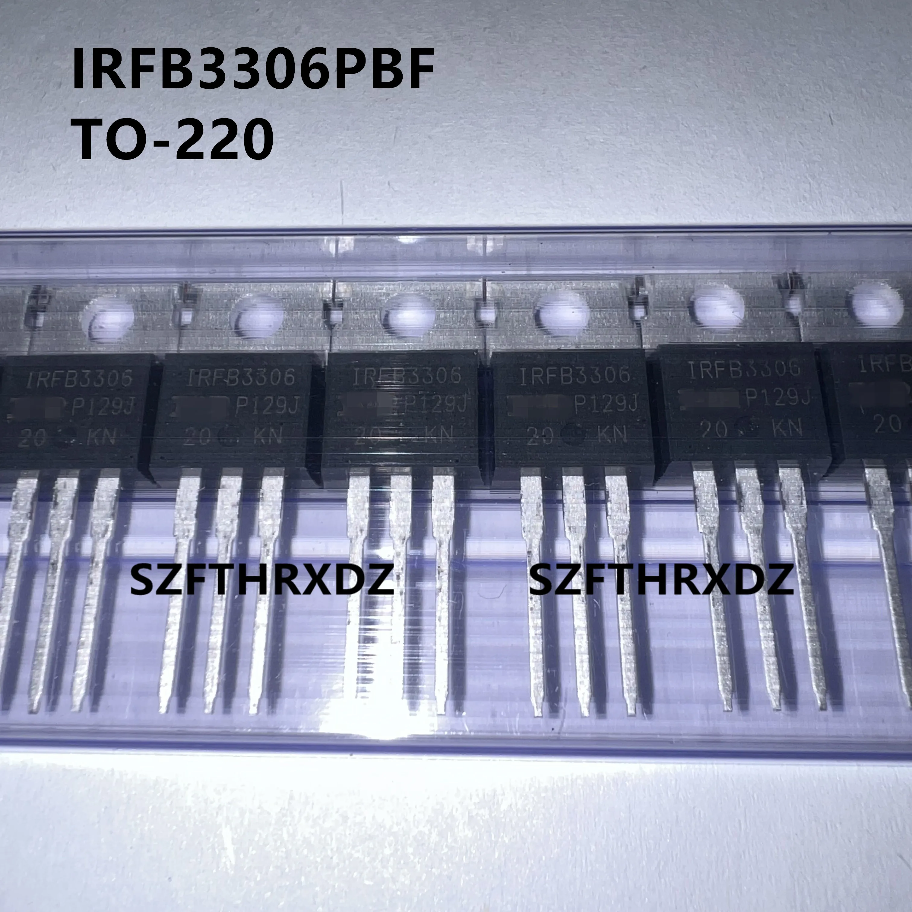 10vnt 100% Naujas importuotas originalus IRFB3306PBF IRFB3306 TO-220 galios lauko efekto tranzistorius 60V 120A