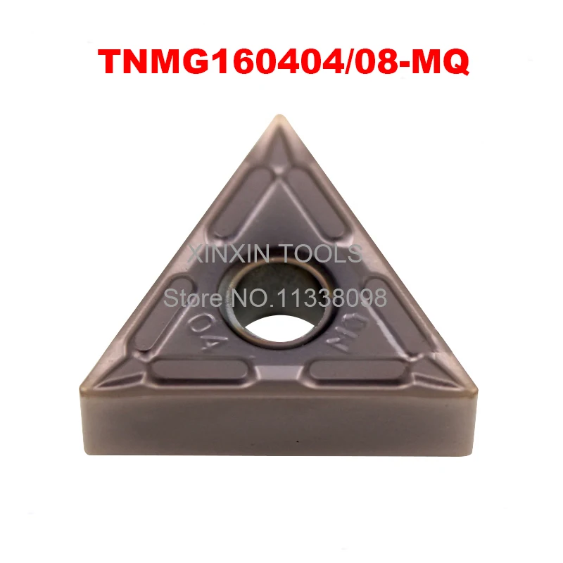 10vnt TNMG160404-MQ / TNMG160408-MQ nerūdijančio plieno apdirbimo apdirbimo volframo cementuoti karbido įdėklai