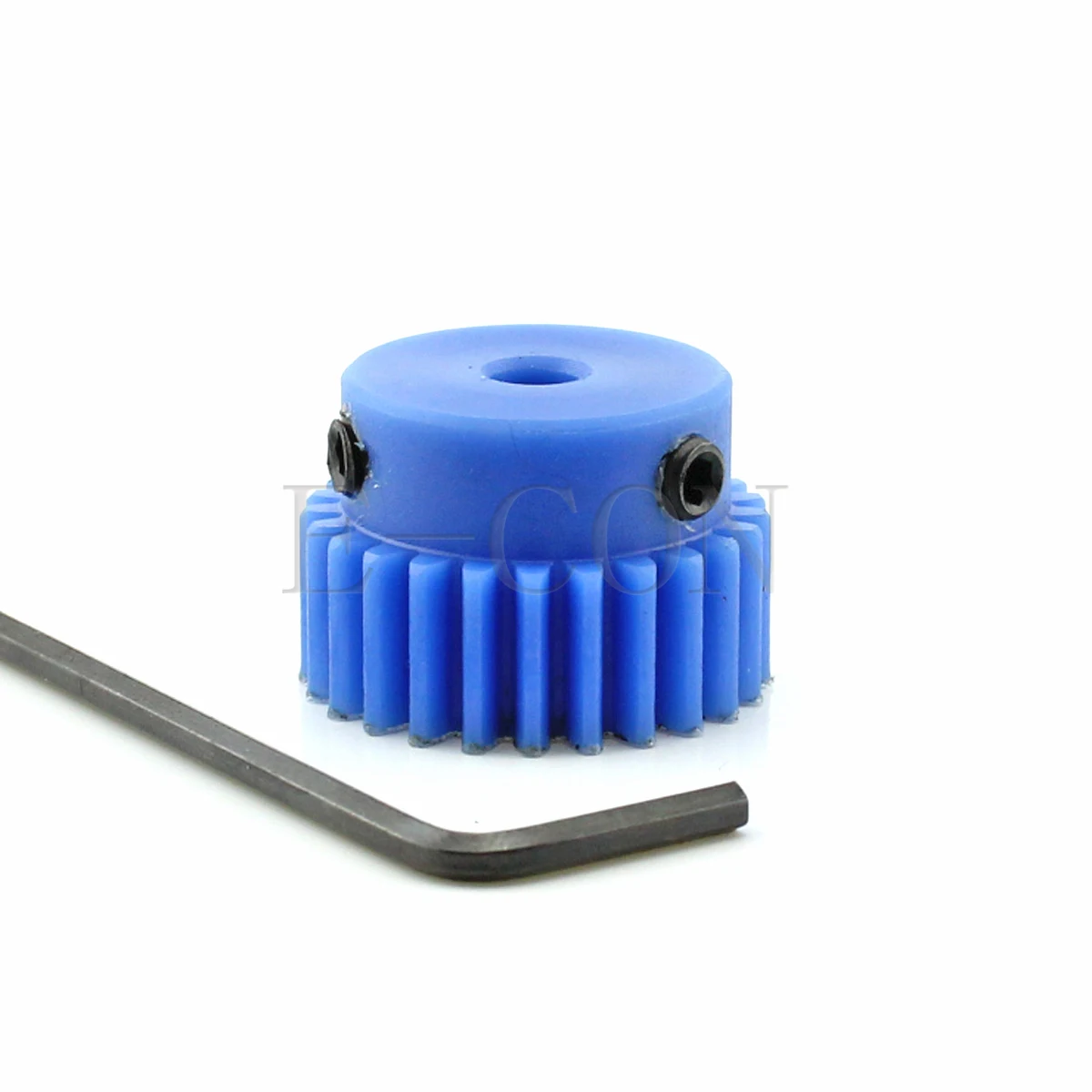 1vnt 1 modulis mėlyna nailono pavara 1M-25T 25 dantys anga 5-12mm dantų plotis 10mm variklis nailoninis pavarų ratas su žingsniais