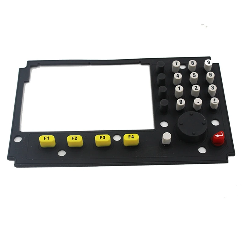 1Vnt Silikagelio klavišai LCD ekranas Minkšta klaviatūra visoms stotims TS02 TS06 TS09 Patvarus Paprasta naudoti Juoda