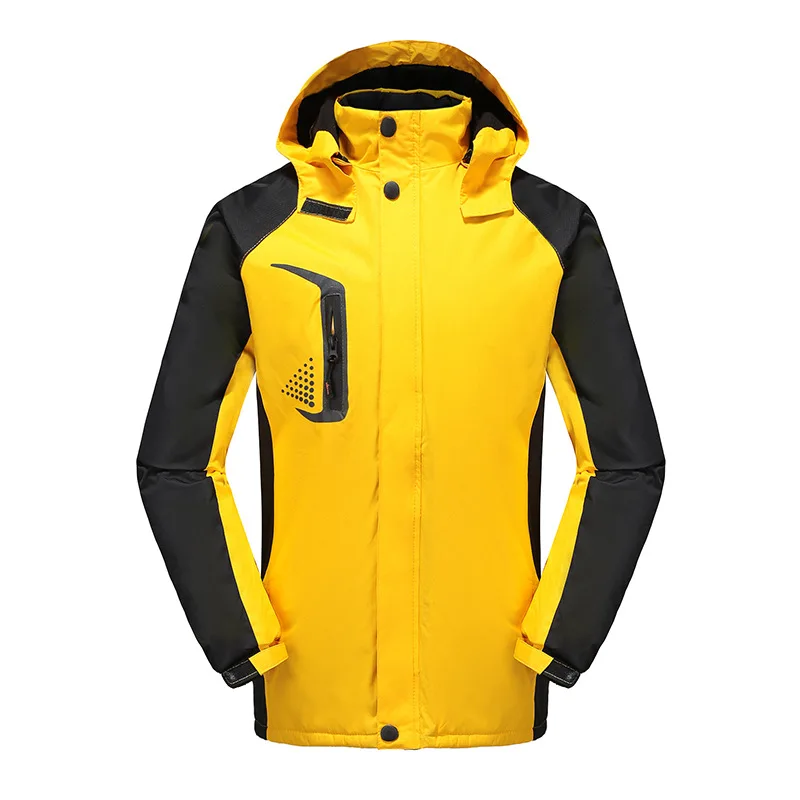 2019 Žieminė neperšlampama striukė Softshell Windbreaker Lietus Fleece Lauko sportas Šiltas paltas Kempingas Trekking Slidinėjimas Žygio striukės