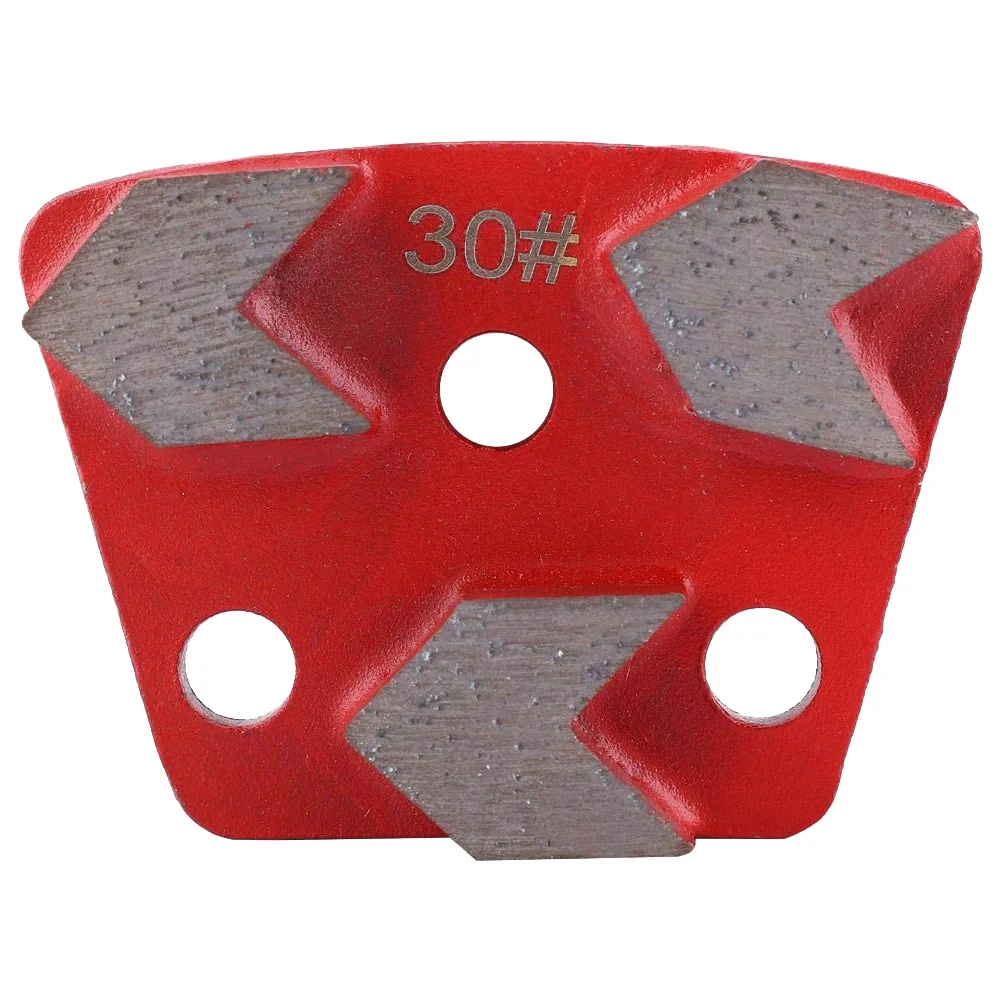 30 Grit Metal Bond Scraper Trapecoid Diamond Floor Šlifavimo padėklo diskas klijų dėmių jungtims pašalinti