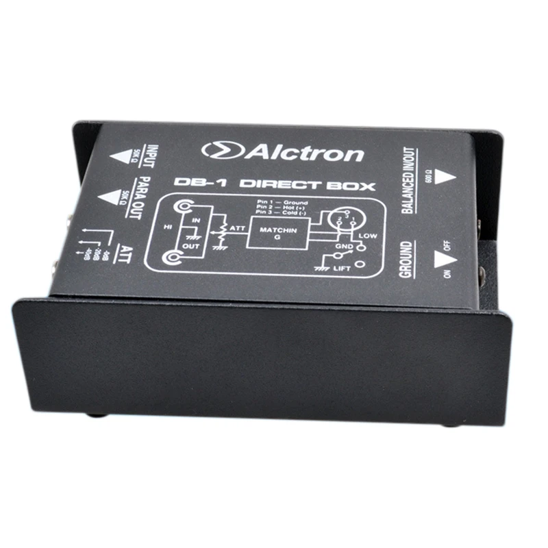 Alctron DB-1 Single Passive Impedance Converter DIBOX Front Stage Effector DI Box