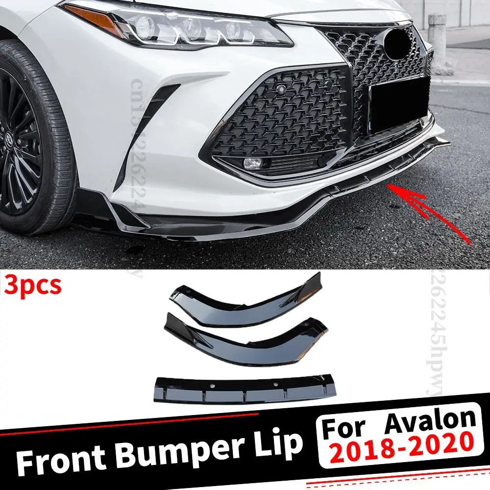 Aukštos kokybės išorinė dalis Priekinis buferis Lūpų dangtelis Smakro apdailos derinimo priedai Skirstytuvas Toyota Avalon 2018 2019 2020