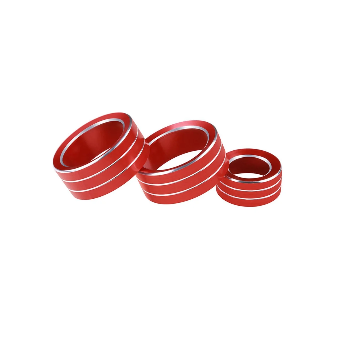 Automobilio centrinio valdymo rankenėlės oro kondicionieriaus išleidimo angos reguliavimo rankenėlės žiedo dangtelis Toyota SIENTA 10 serijai 2022 2023 raudona