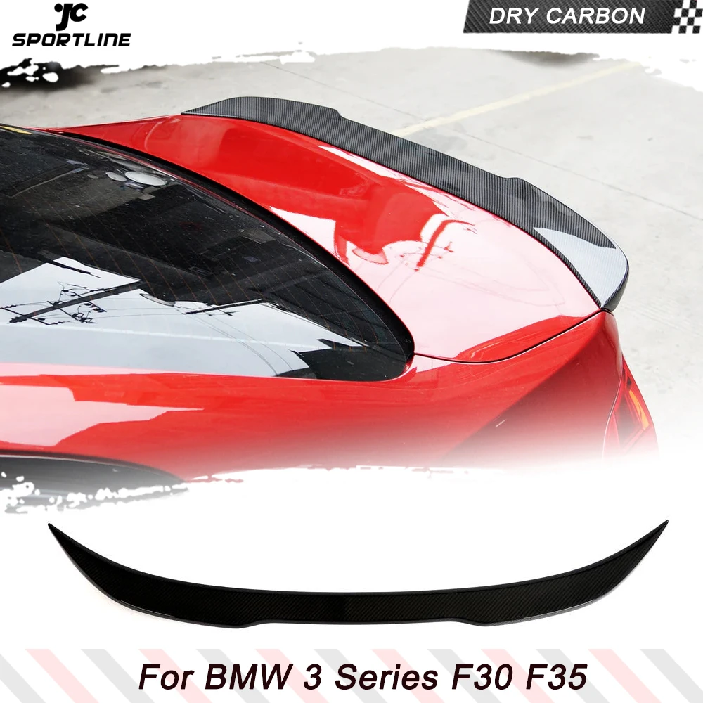 Automobilio galinis spoileris BMW 3 serijos BMW 3 serijos F30 F35 F80 M3 sedanui 2012-2019 sausos anglies galinės bagažinės spoileris bagažinės lūpų sparnas lūpa