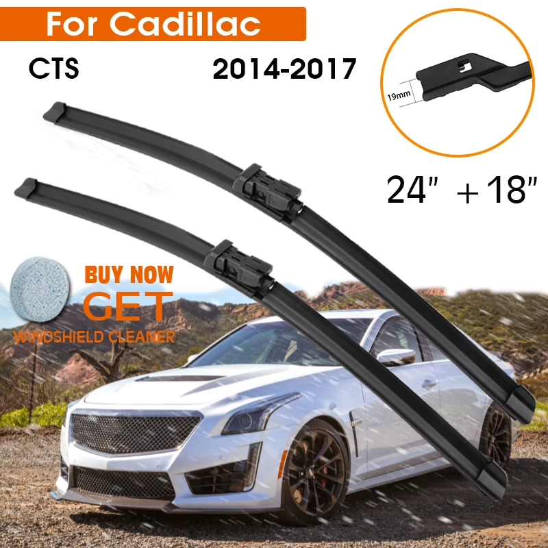 Automobilio valytuvo ašmenys Cadillac CTS 2014-2017 Priekinio stiklo guminis silicio užpildymas Priekinio lango valytuvas 24