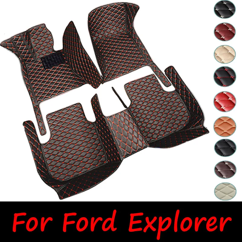 Automobilių grindų kilimėliai Ford Explorer 2006 2007 2008 2009 2010 2011 2012 2013 2014 2015 Custom auto foot Trinkelės automobilių kiliminė danga