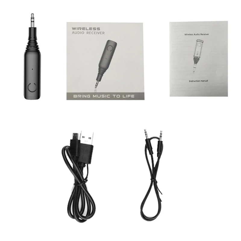 Belaidis adapteris 3,5 mm AUX RCA mikrofono laisvų rankų įranga Dvejopo naudojimo mažos delsos N2UB