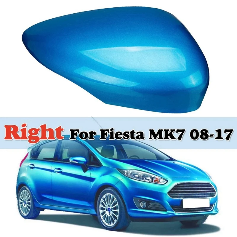 Dešiniojo sparno durų galinio vaizdo veidrodžio dangtelis Ford Fiesta MK7 2008 2009 2010 2011 2012 2013 2014 2015 2016 2017 Mėlyna