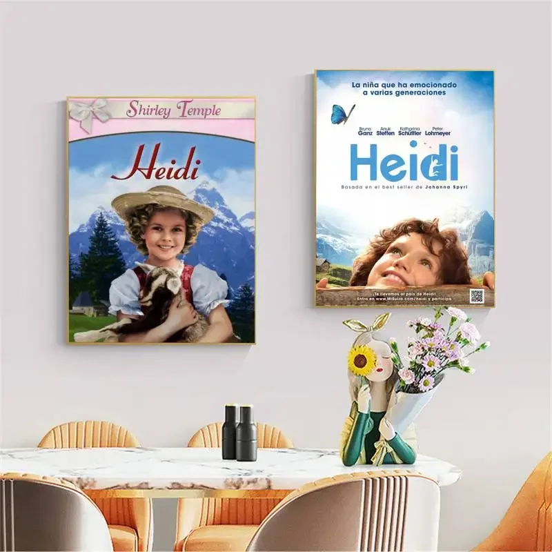 Film TV Anime Heidi PLAKATAS Geros kokybės spaudiniai ir plakatai Kraft popieriaus lipdukas 