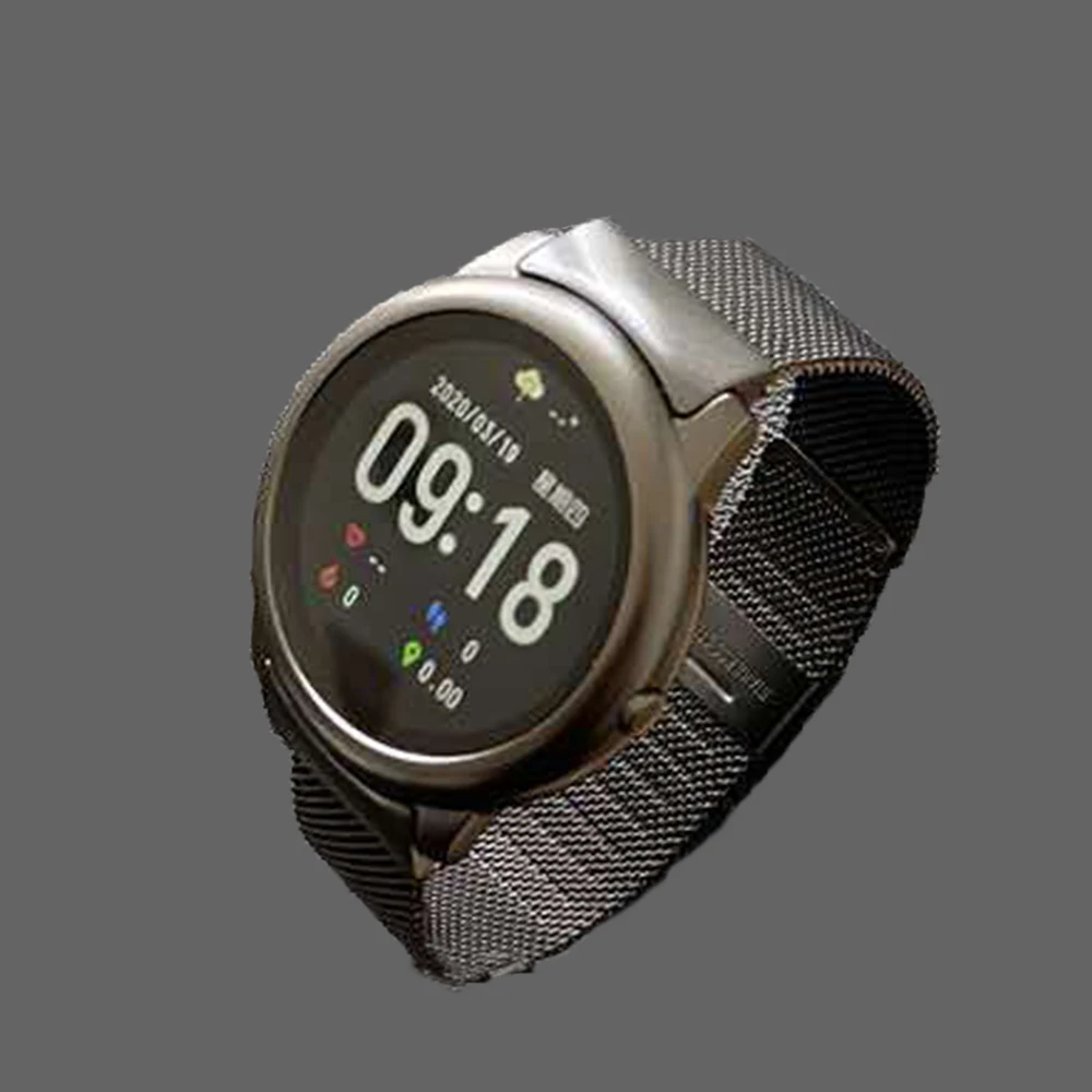 For Haylou Solar Watchband Sport Milan Watchband Dirželis Haylou Solar LS05 išmanusis laikrodis Kvėpuojanti apyrankė