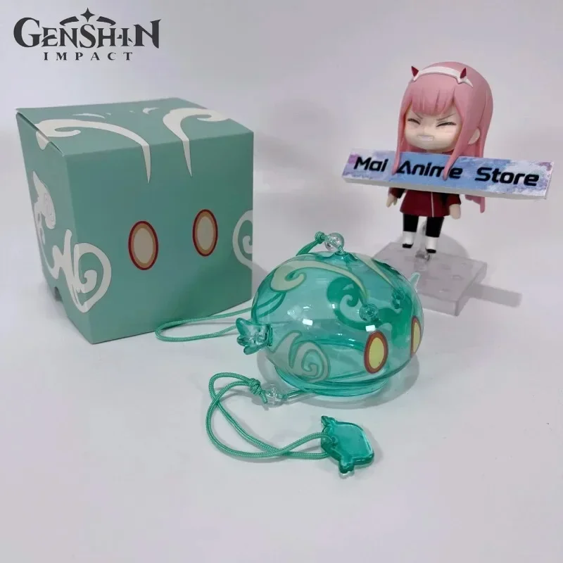 Genshin Slime Vėjo varpeliai Japonų vėjo varpas Mielas gleivėtas Stiklo varpeliai Genshin Impact Kabantys pakabukai Namų dekoravimo anime dovana
