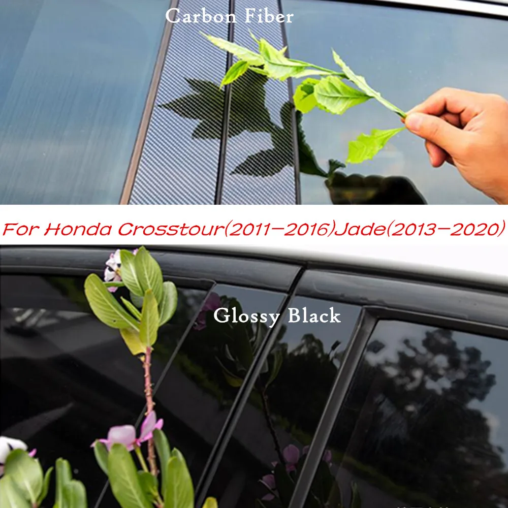 Honda Accord Crosstour(2011-2016)/Jade(2013-2021) Car PC Material Pillar Post Cover Door Apdailos langų liejimo lipdukų plokštė 
