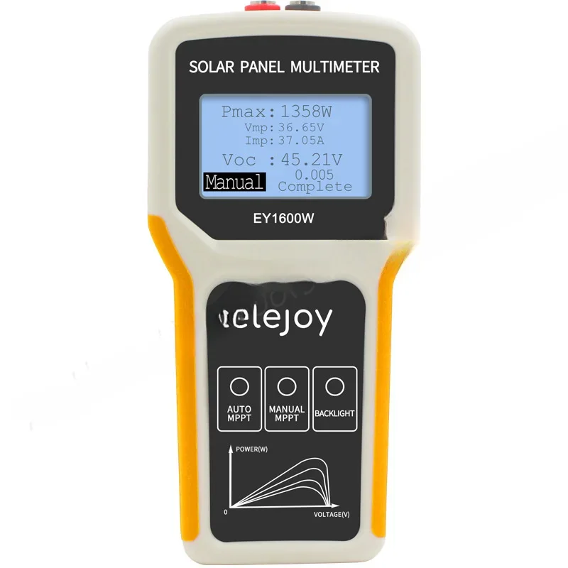 Išmaniajam MPPT saulės baterijų multimetrui energetikos sistemoms saulės baterijų testeris LOJ bandymo galios matuoklis EL400B EY800W EY1600W