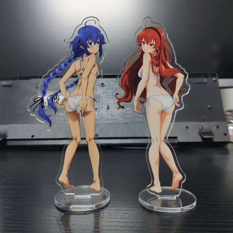 Japonija Anime figūrėlės Sylphiette Eris Roxy Migurdia Cosplay maudymosi kostiumėliai Akrilo stovai Modelis Mielas plokštelių stalas Dekoro rekvizito gerbėjų dovana