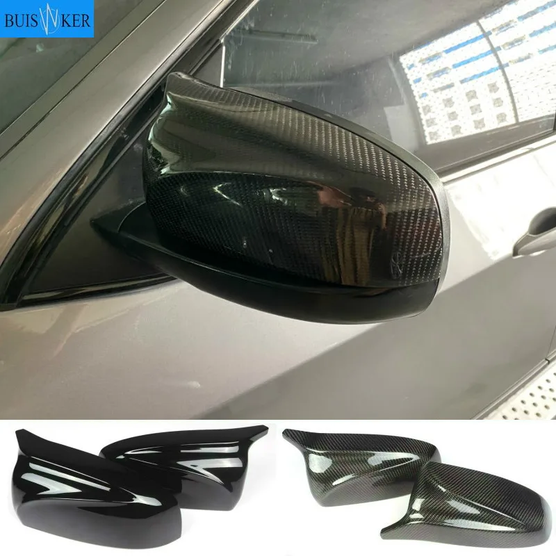 kairė+dešinė X5 X6 veidrodžio dangtis Automobilio šoninių durų sparnas Galinio vaizdo veidrodžio dangtelio dangtelio dangtelio keitimas BMW X5 X6 E70 E71 2007-2013