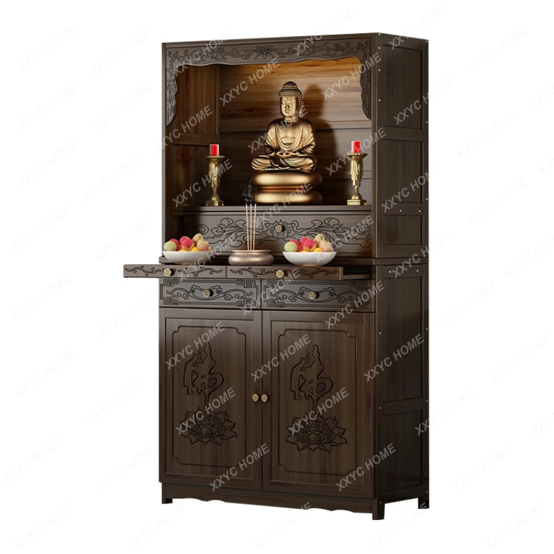 kinų stiliaus spinta Altoriaus kabinetas Turto spinta Bodhisattva garbinimo stalas Namų smilkalų degiklio stalas
