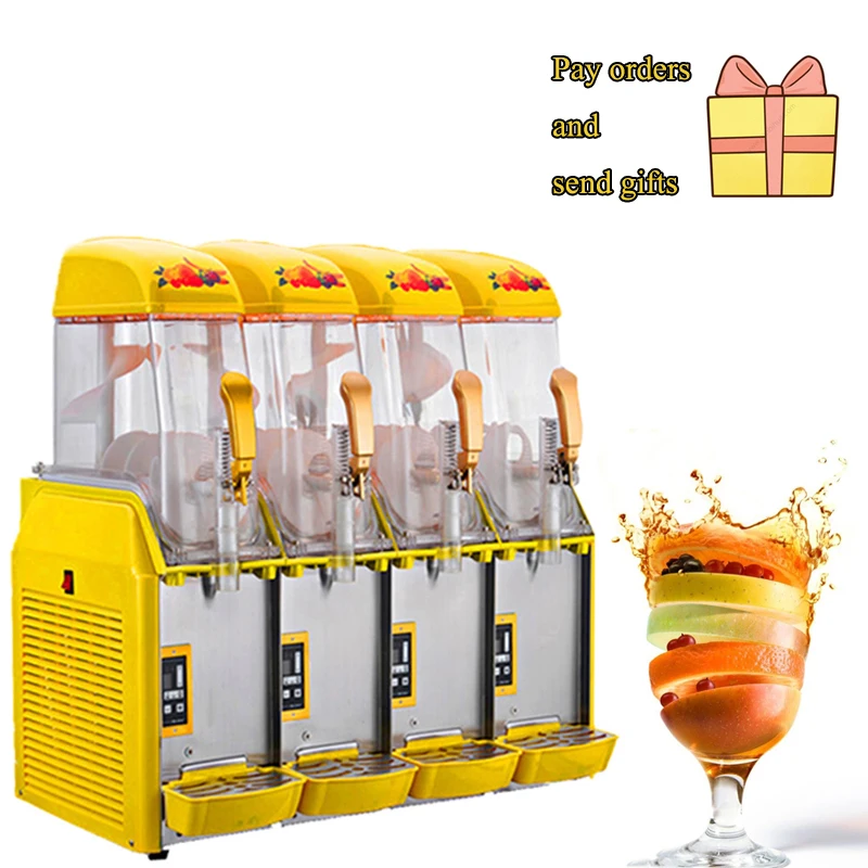 komercinė purvo mašina keturios skardinės elektrinė visiškai automatinė šaldytų gėrimų gamybos įranga