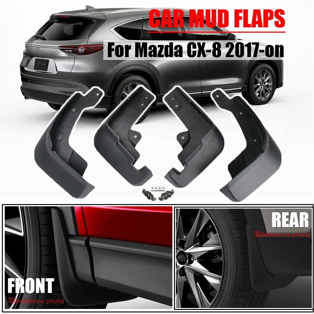 Komplektas Mazda CX-8 CX 8 CX8 KG 2017 - 2023 Purvasaugiai Purslų apsauga Purvasaugis Sparno dangtelis Priekinis galinis 2018 2019 2020 2021 2022