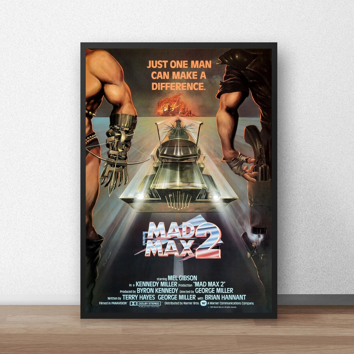 Mad Max 2 Klasikinis filmas Plakatas Drobė Iliustracija Spausdinti Namų dekoravimas Sienų tapyba ( Be rėmelio )