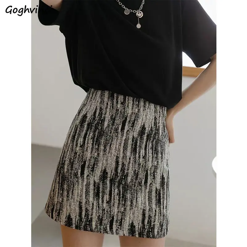 Mini sijonai Moterys Summer Retro Tie Dye Design Harajuku Cool A-line Streetwear Laisvalaikis Korėjietiškas stilius Aukštas juosmuo юбка женская Chic