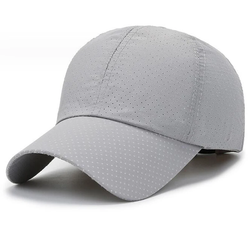 Nauja greitai džiūstanti moterų vyrų golfo žvejybos kepurė Vasaros lauko saulės kepurė Reguliuojama Unisex beisbolo kepurė