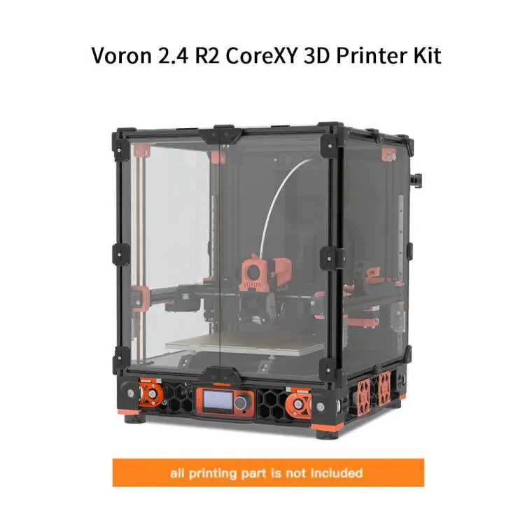 Naujausias Voron 2.4 R2 350mm/350mm CoreXY Voron V2.4 3D spausdintuvas Klicky-Probe Leveling Nevermore V5 DUO aktyvuotos anglies filtras