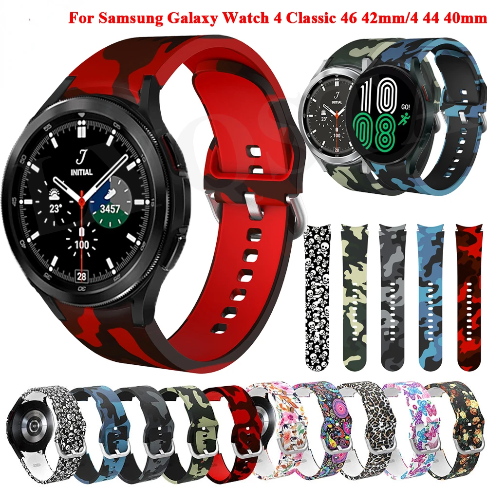 No Gaps silikoninis dirželis Samsung Galaxy Watch 5 pro 4 Classic 46 42 mm/44 40 mm lenkto galo sportinė laikrodžio juosta Correa apyrankė