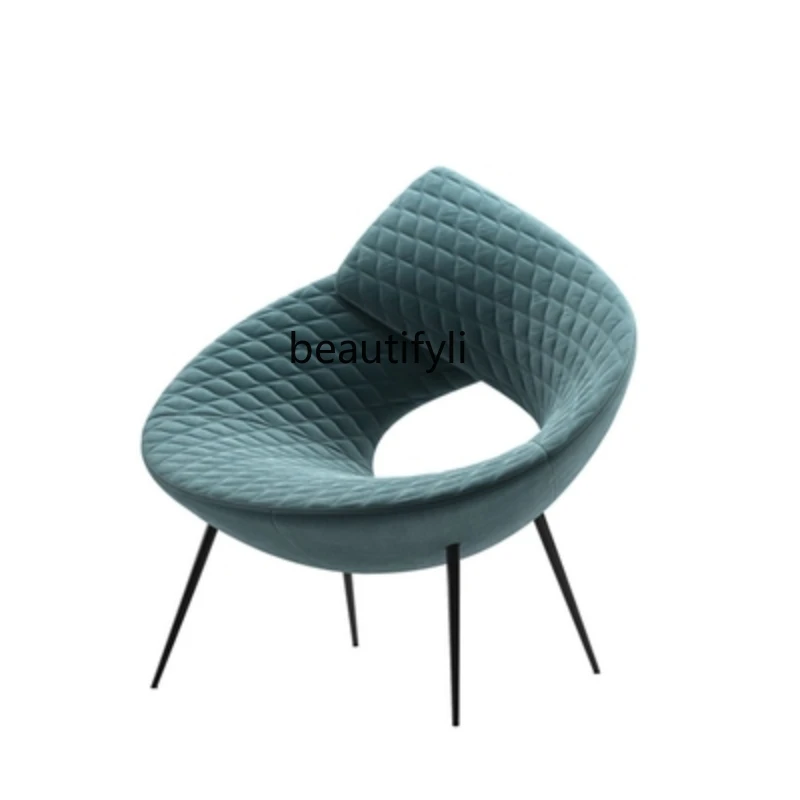 Nordic Creative FRP turas Kėdės žiedas Sofa Viešbučio registratūra Specialios formos laisvalaikio kėdė Tuštybės kėdė dizainerio kėdė