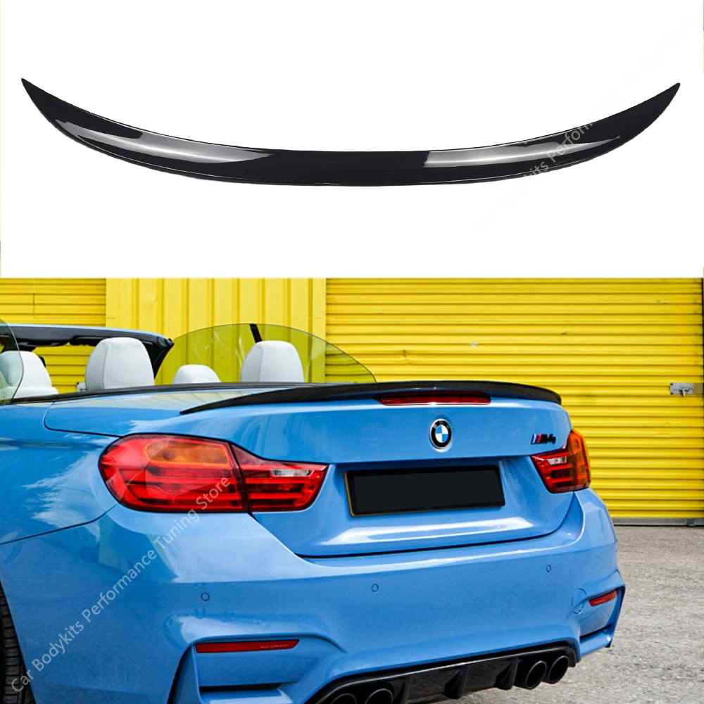 Performance Rear Wing for BMW F33 F83 Rear Trunk Spoiler 4 Series 420d 430i 440i 430d M4 Rear Trunk Tail Wing Bodykits 2013-2020