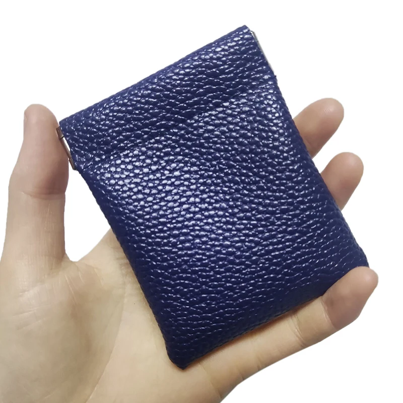 Pu odinė monetų piniginė Moterys Vyrai Maži mini trumpos piniginės krepšys pinigų keitimo raktas Ausinės Ausinės Kreditinės kortelės laikiklis