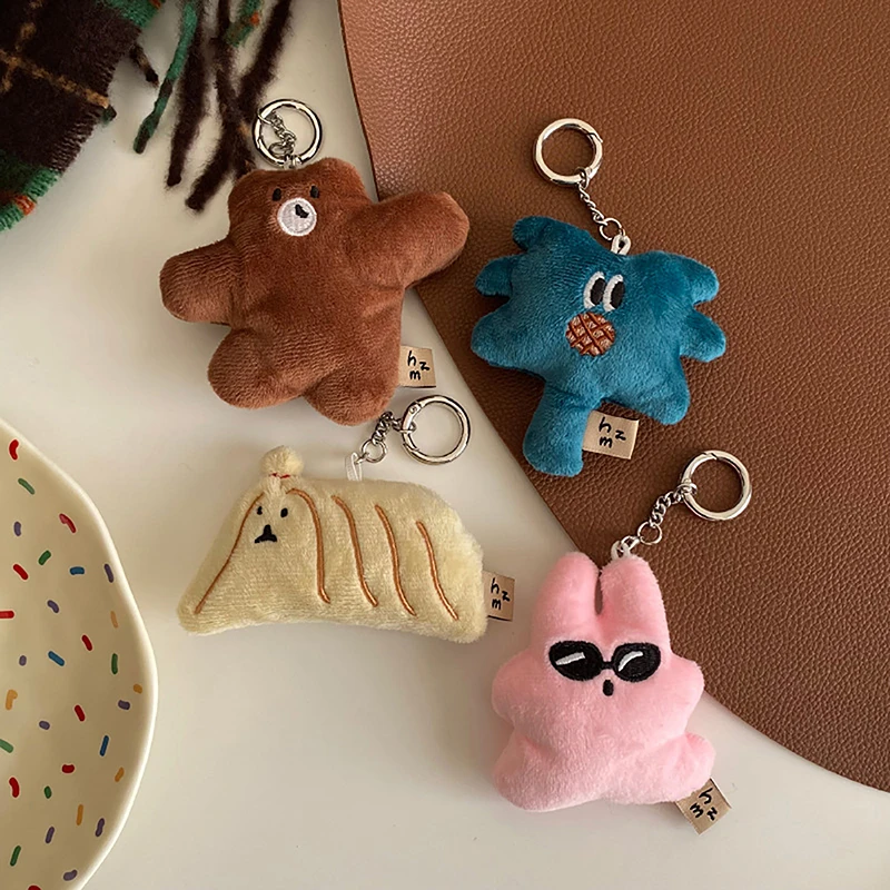Rabbit Brown Tung Tree Coconut Tree Plush Doll Pendant Keychain Bag Pakabuko dovana porai