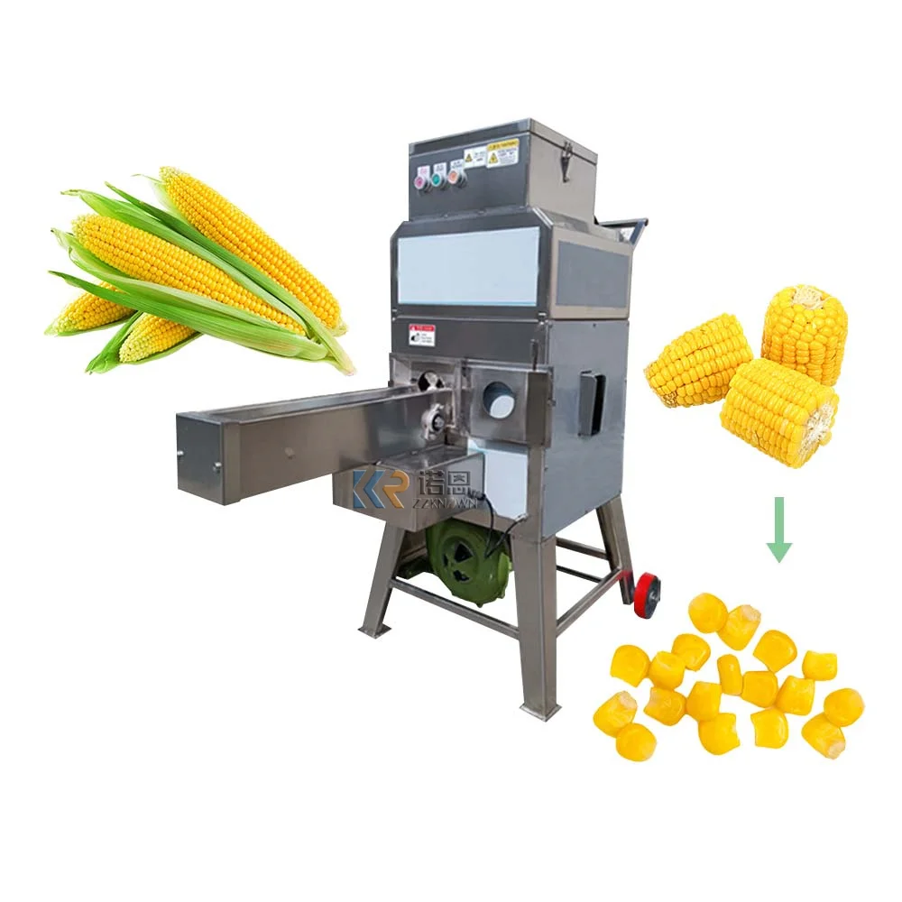 Saulės kukurūzų lukštenimo mašina Aukštos kokybės kukurūzų kūlimo