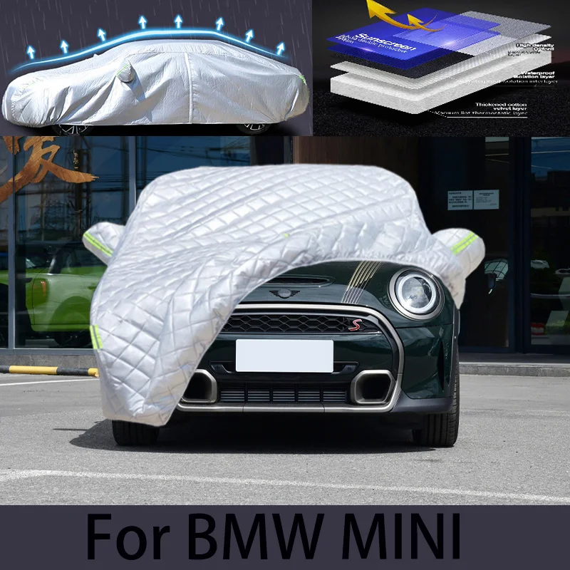 skirta BMW MINI automobilio apsaugai nuo krušos dangtelio apsauga nuo lietaus apsauga nuo įbrėžimų dažų lupimo apsauga automobilio drabužiams