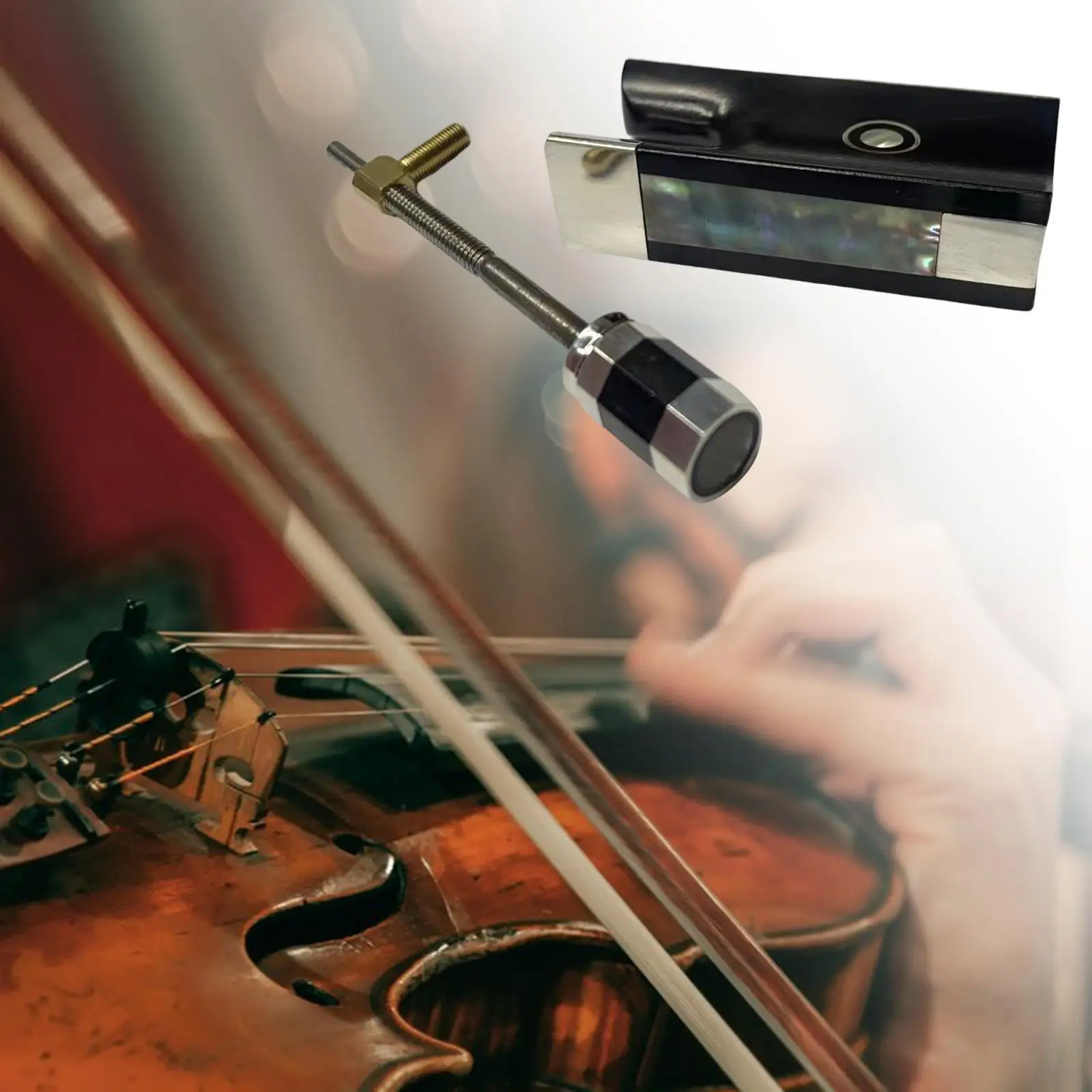 Smuiko lanko varlė su varžtu 3/4-4/4 Smuikas Smuikas Arco Luthier Muzikos instrumentas