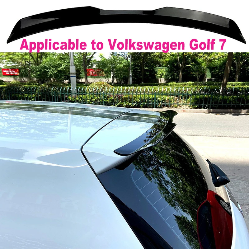 Taikoma Volkswagen Golf 7 7.5 High 7 Golf 7 GTI R Max uodegos spoilerio viršutinio sparno modifikacijai