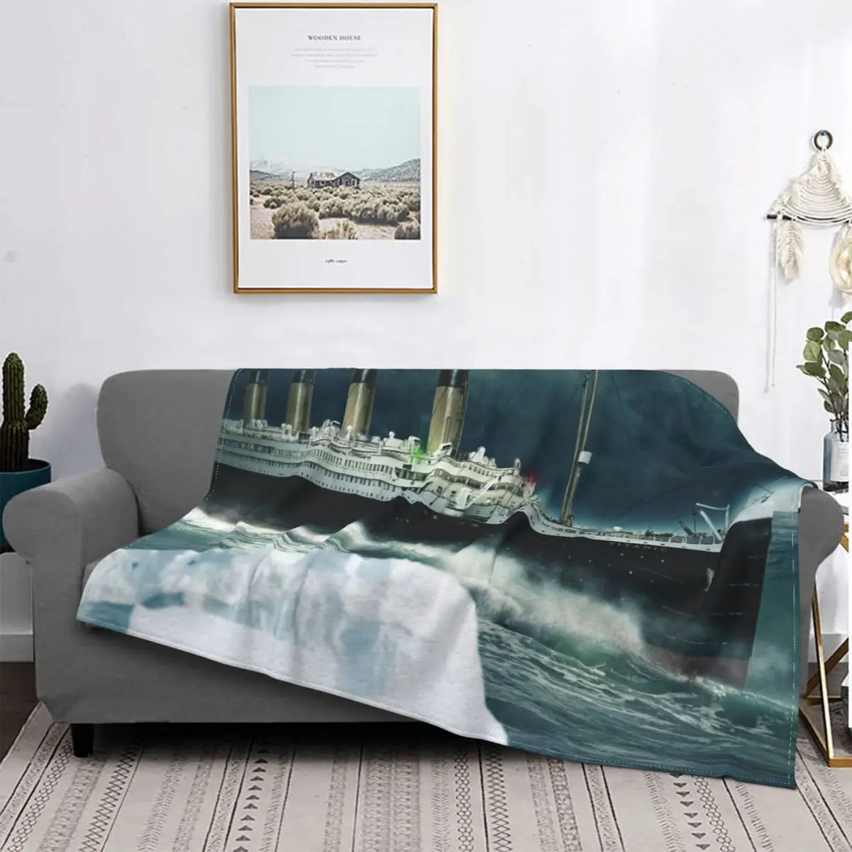 Titaniko antklodė storas miegamojo sofos užvalkalas Patalynė Kelionės Šeimos išlaidos