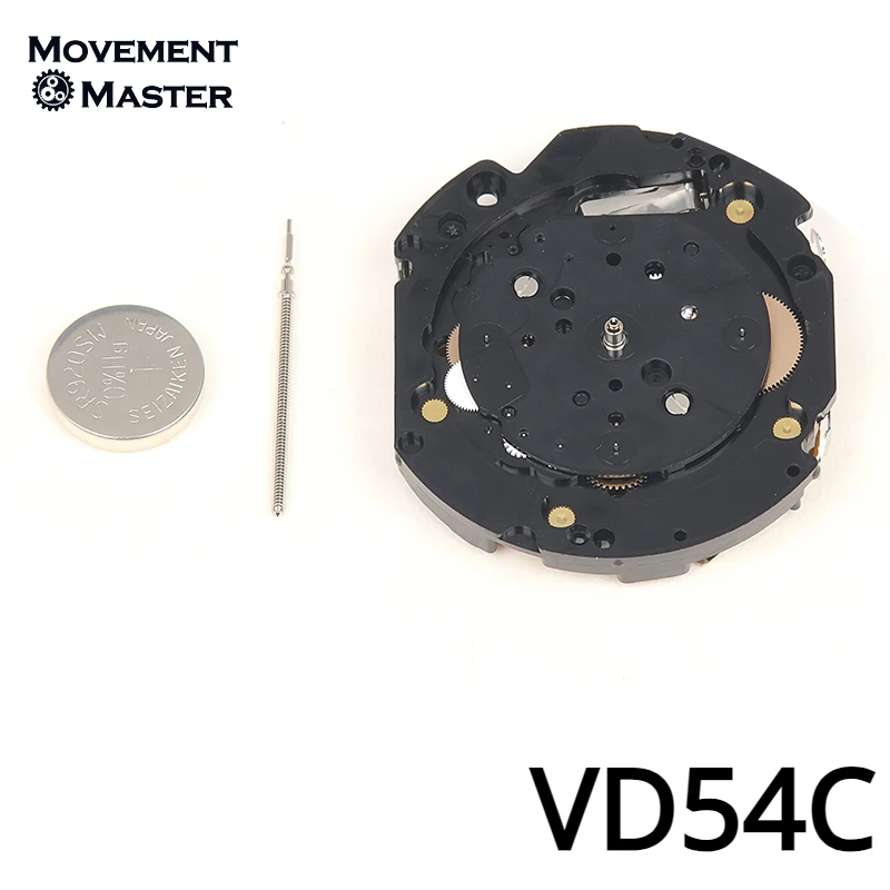 VD54C Kvarco judėjimas VD54 judėjimas 6 rankos 3.6.9 mažos sekundės japoniški nauji originalūs laikrodžių judėjimo priedai