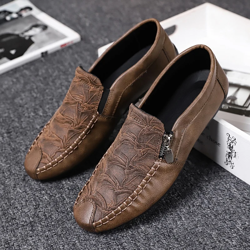 Vyriški odiniai laisvalaikio batai Prabangūs socialiniai loaferiai Butai Mokasinai Vyrams 2023 Patogūs įsispiriami Vairavimo madingi batai Vyras