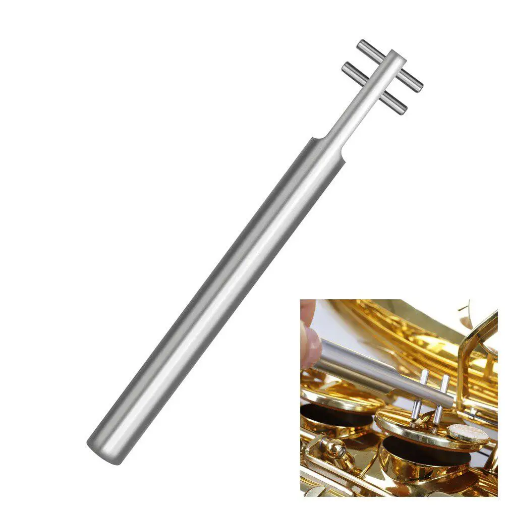 Vėjo instrumentų taisymo įrankis Saksofono rakto dangtelio taisymo įrankiai Plieninis reguliavimo veržliaraktis