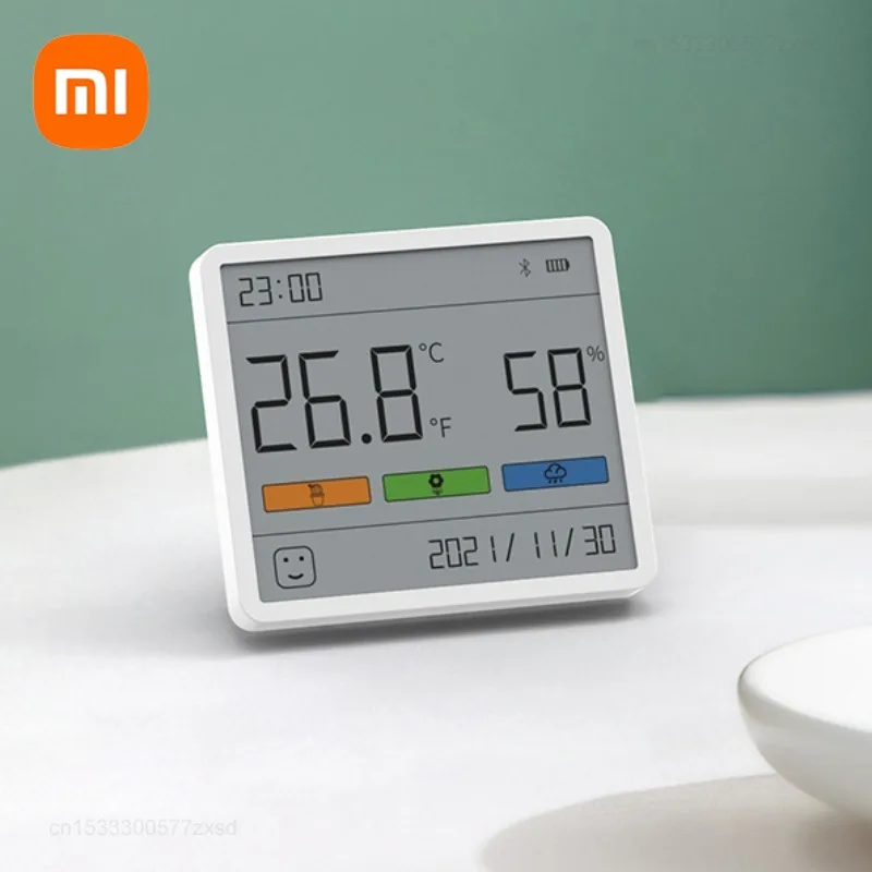 Xiaomi DUKA Atuman 3.67inch skaitmeninis temperatūros drėgmės jutiklis laikrodis TH1 LCD ekranas Vidinis namų kūdikio kambario termometro jutiklis