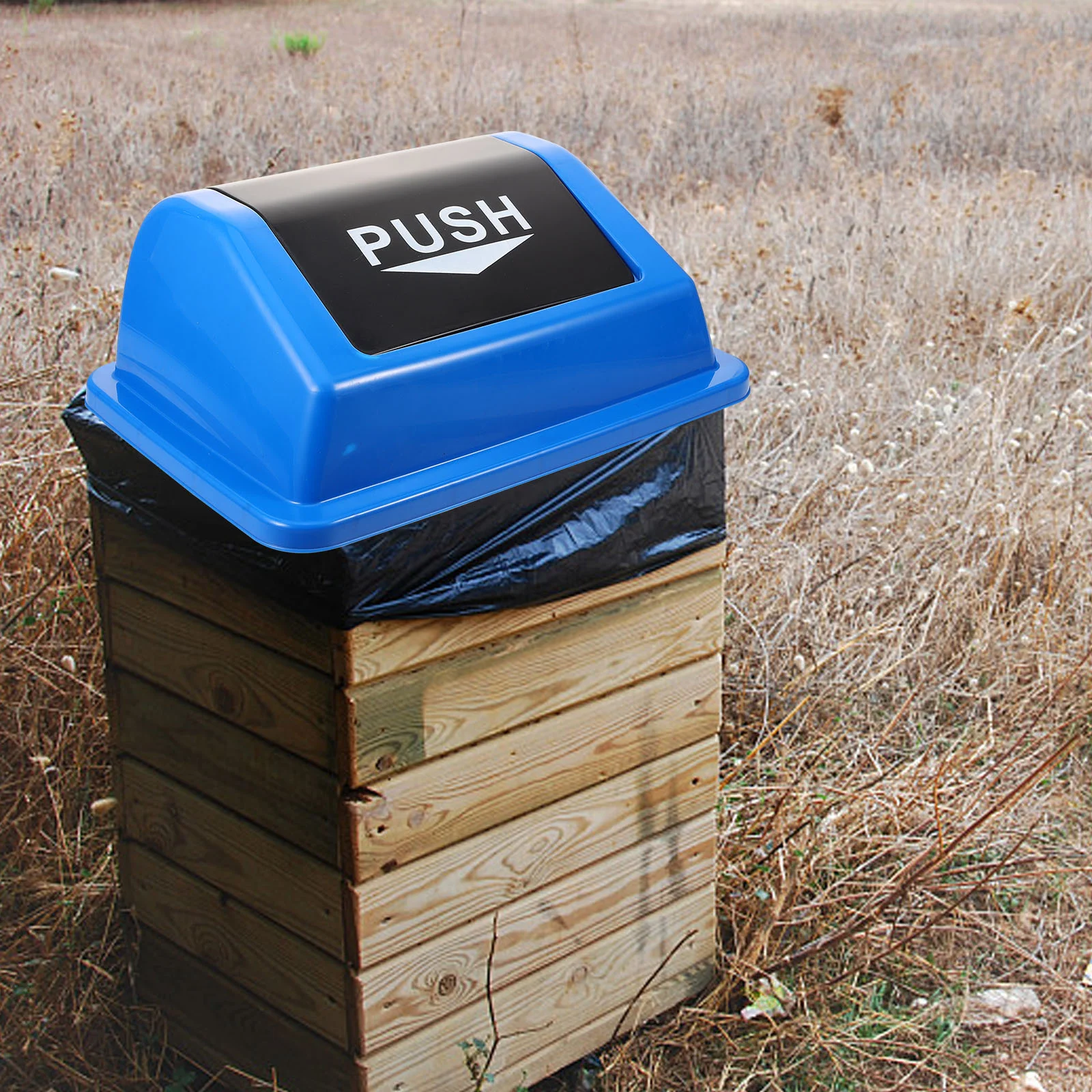 Šiukšliadėžės dangtis kibirui sanitarijos atliekų dėžė Buitinės šiukšlės Plastikas sunkus-